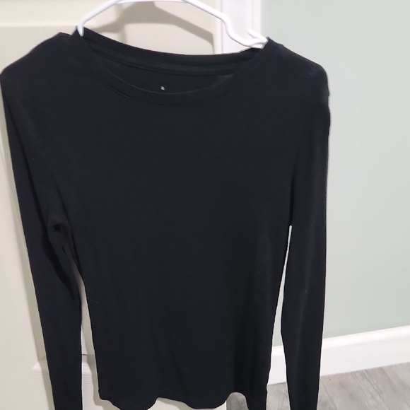 a new day Black Long Sleeve Tee - Picture 1 of 1